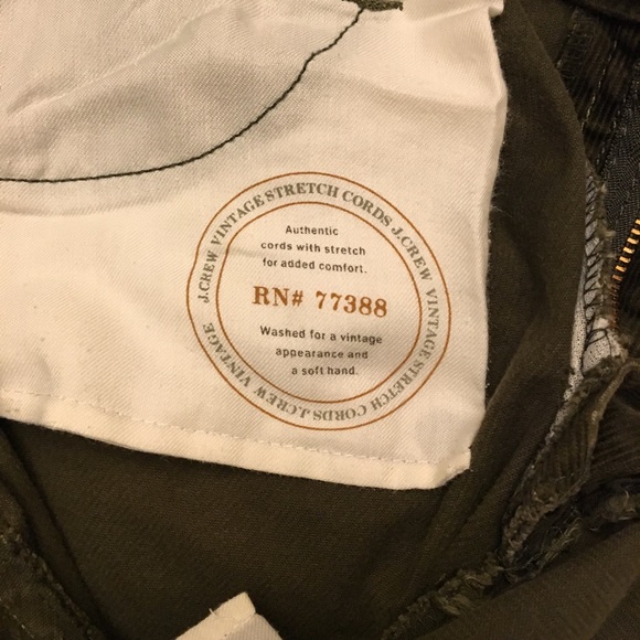 J Crew brown stretch vintage cords - Picture 5 of 6